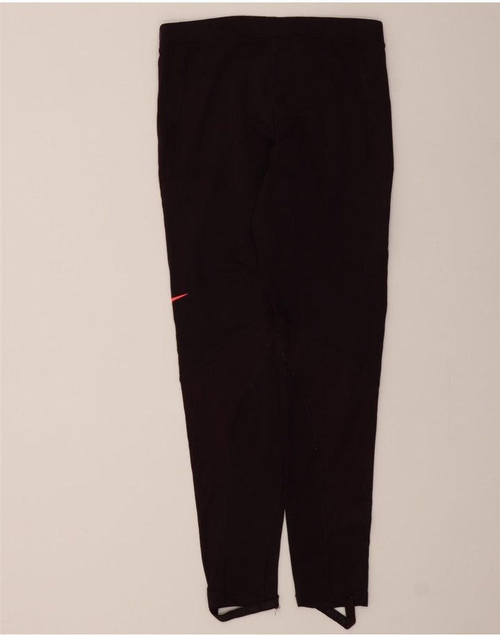 NIKE Womens Leggings UK 14 Large  Burgundy Polyester Vintage Nike and Second-Hand Nike from Messina Hembry 