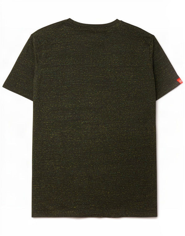 Superdry Grafisk T-shirt top til mænd, stor grøn flækket bomuld