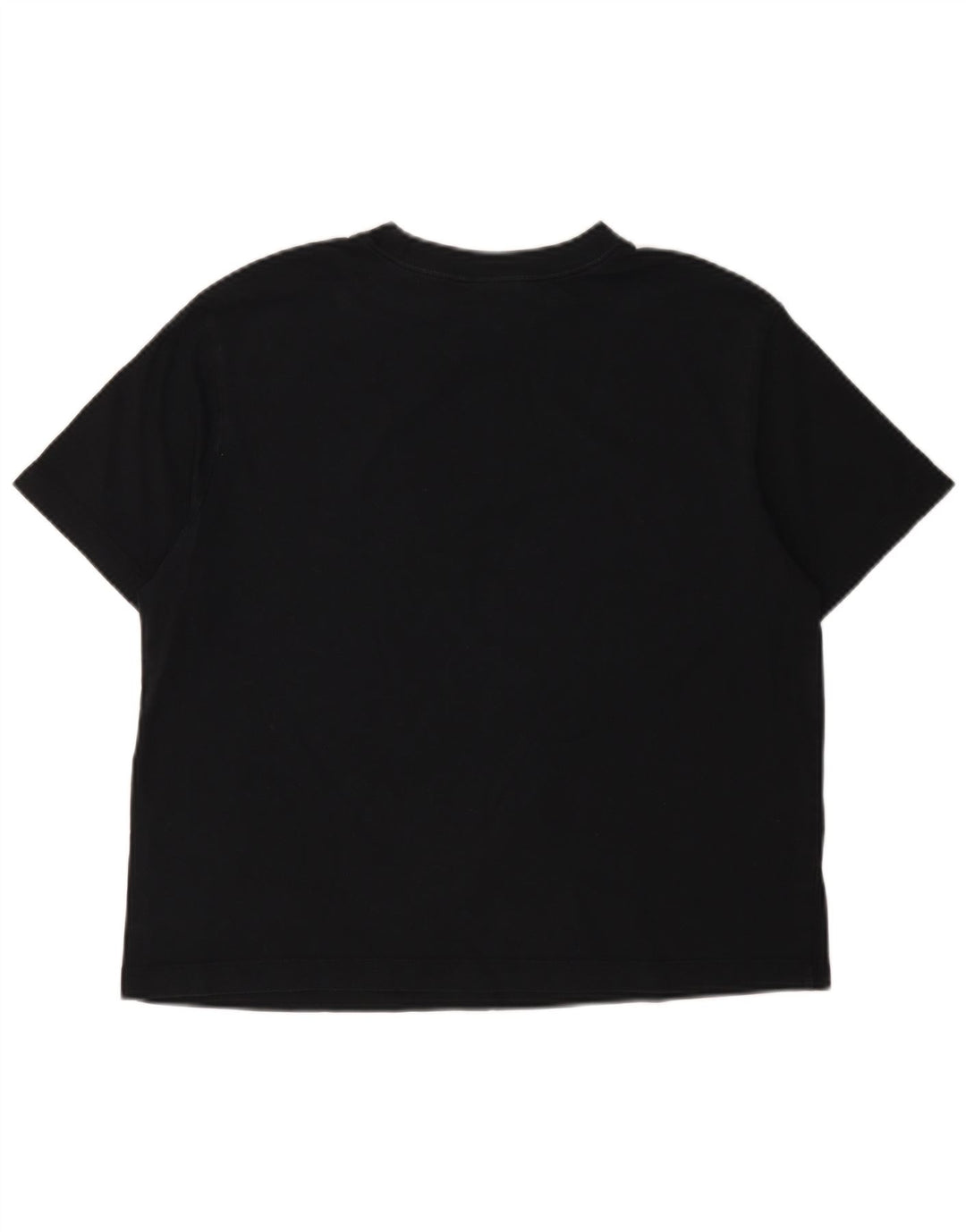 Nike Womens Crop Oversized T-Shirt Top UK 10 Small Black