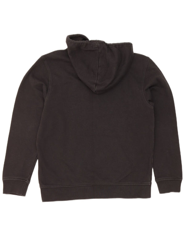 Adidas Dame Oversized Hoodie Jumper UK 8 Small Black Bomuld