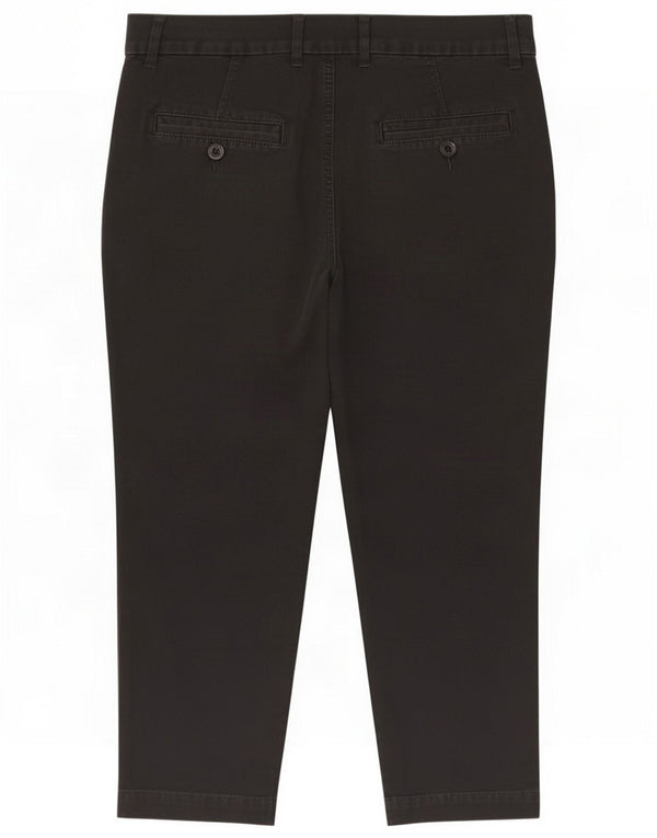 Marks & Spencer Lige Chino-bukser til kvinder UK 14 Large W34 L23 Black