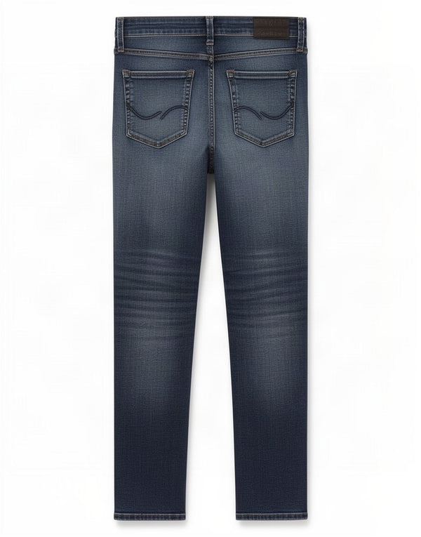 Jack & Jones Herre GLENN Slim Jeans W30 L32 Blå Bomuld