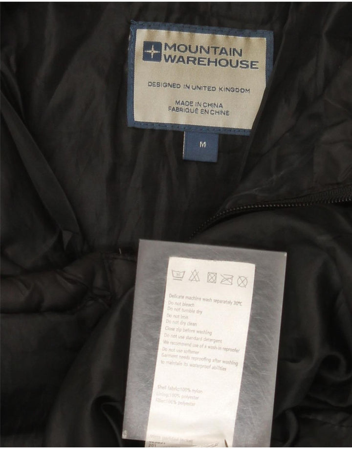 Mountain Warehouse Herre polstret jakke UK 38 Medium Sort Nylon