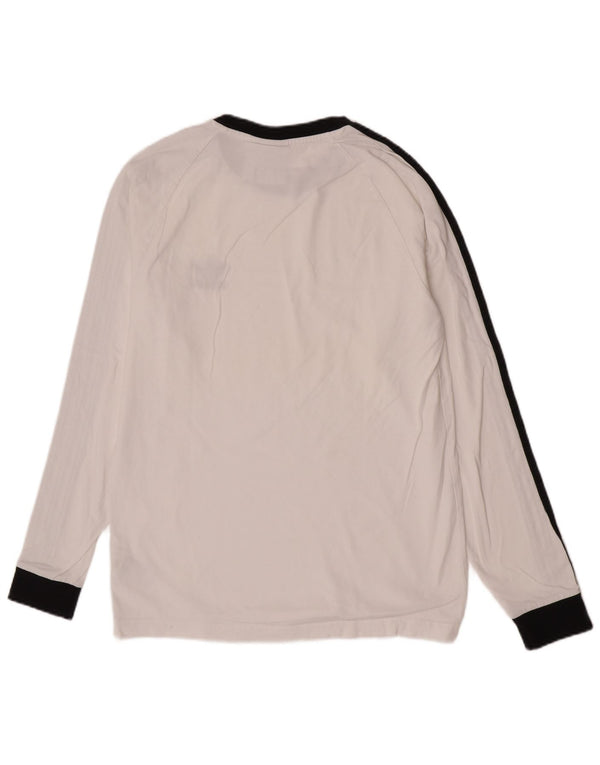 Adidas Herre Regular Top Langærmet Medium White Bomuld