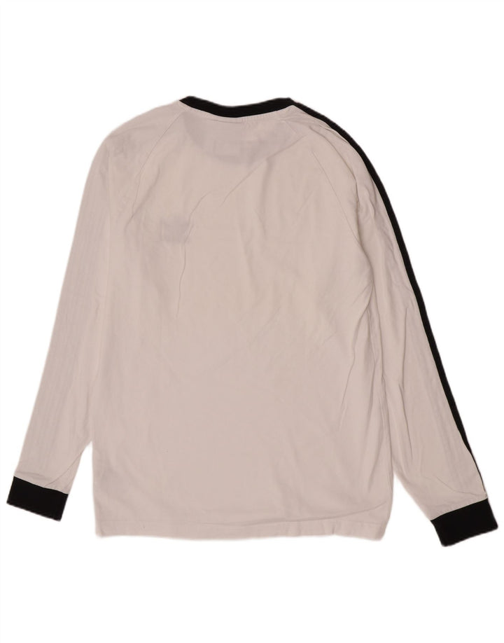 Adidas Herre Regular Top Langærmet Medium White Bomuld