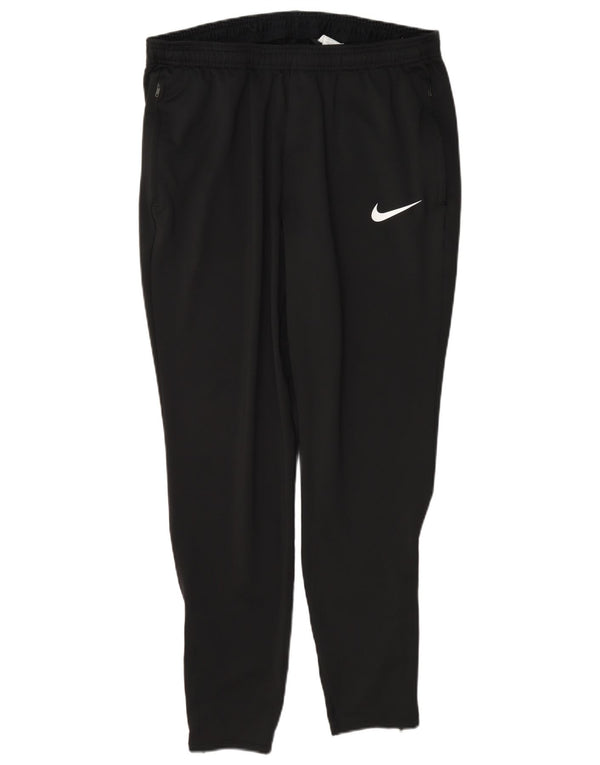 Nike Herre Dri Fit Slim træningsdragt Bukser Large Black Colourblock Polyester