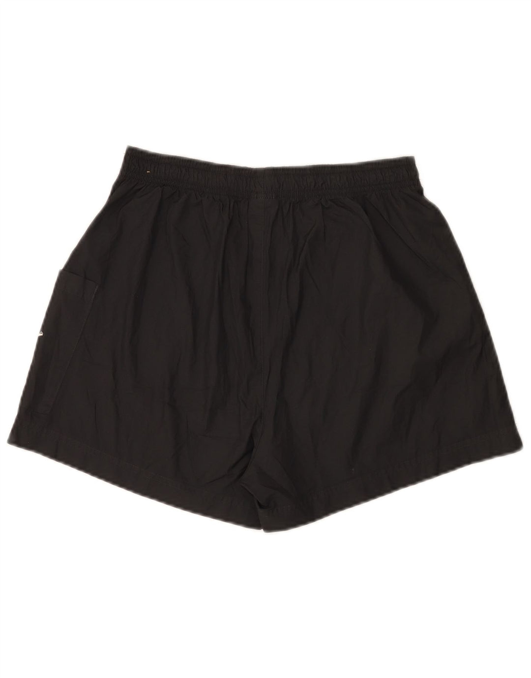 Nike Graphic Sports Shorts til kvinder UK 16 Large Black Colourblock Polyester