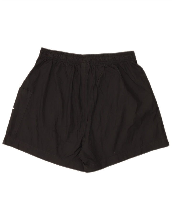 Nike Graphic Sports Shorts til kvinder UK 16 Large Black Colourblock Polyester