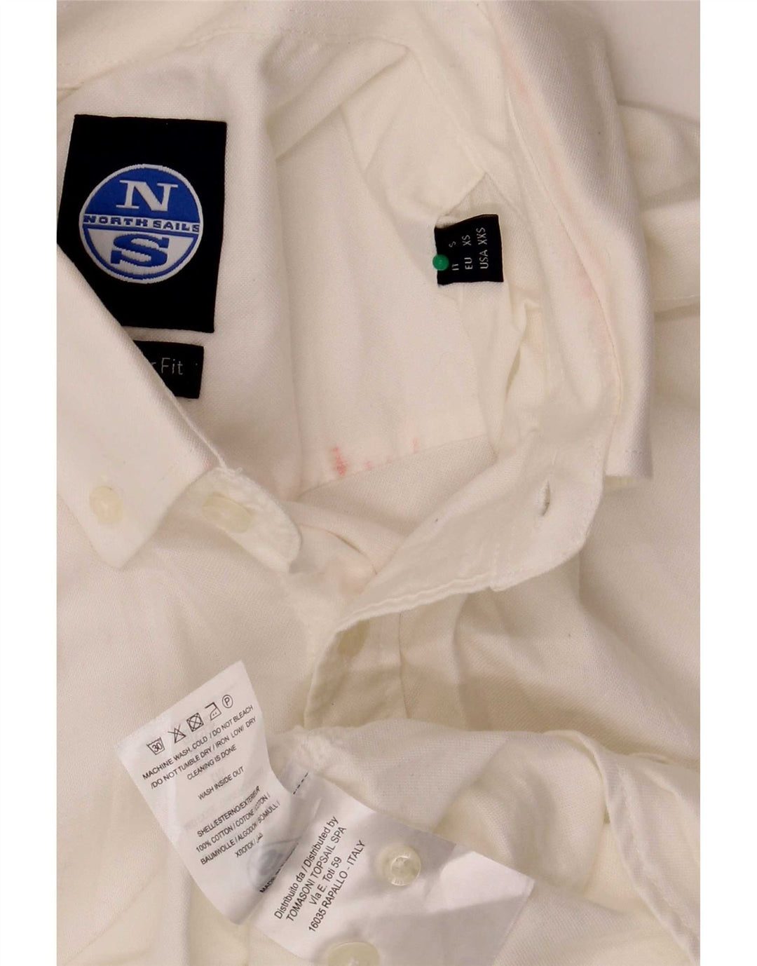 North Sails Herreskjorte XS Hvid Bomuld
