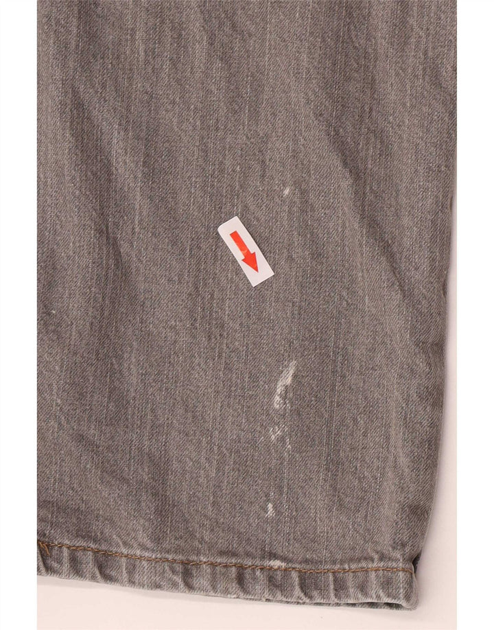 Marks & Spencer Straight Jeans til kvinder W30 L29 Grå Bomuld
