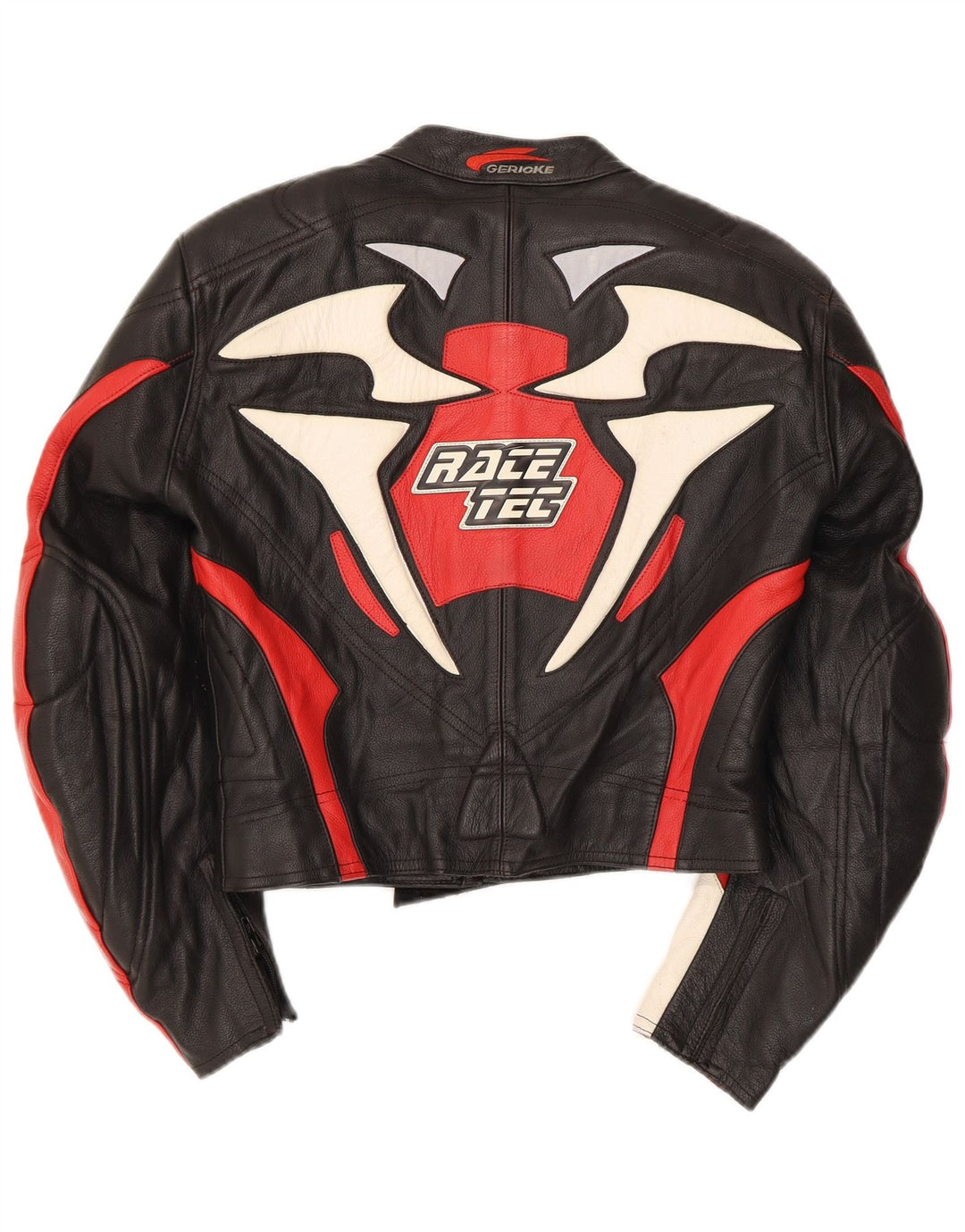 Gericke Womens UK 8 Small Black Colourblock Læder