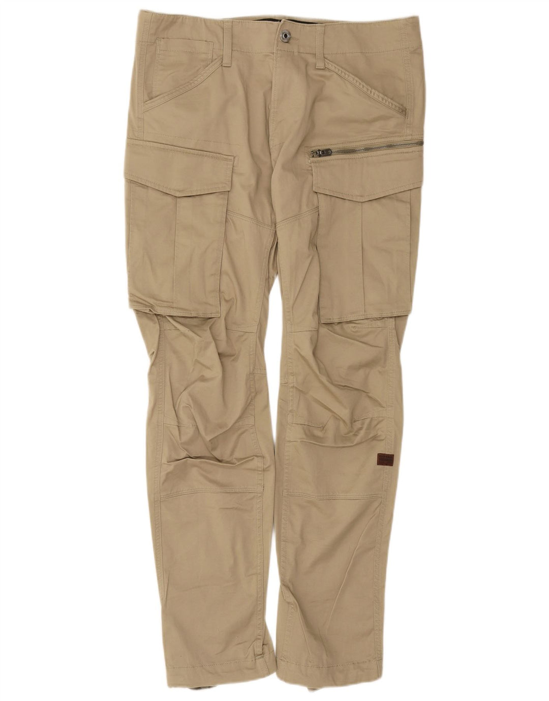 G-Star Herre Skræddersyet Fit Cargo Bukser W33 L34 Beige Bomuld