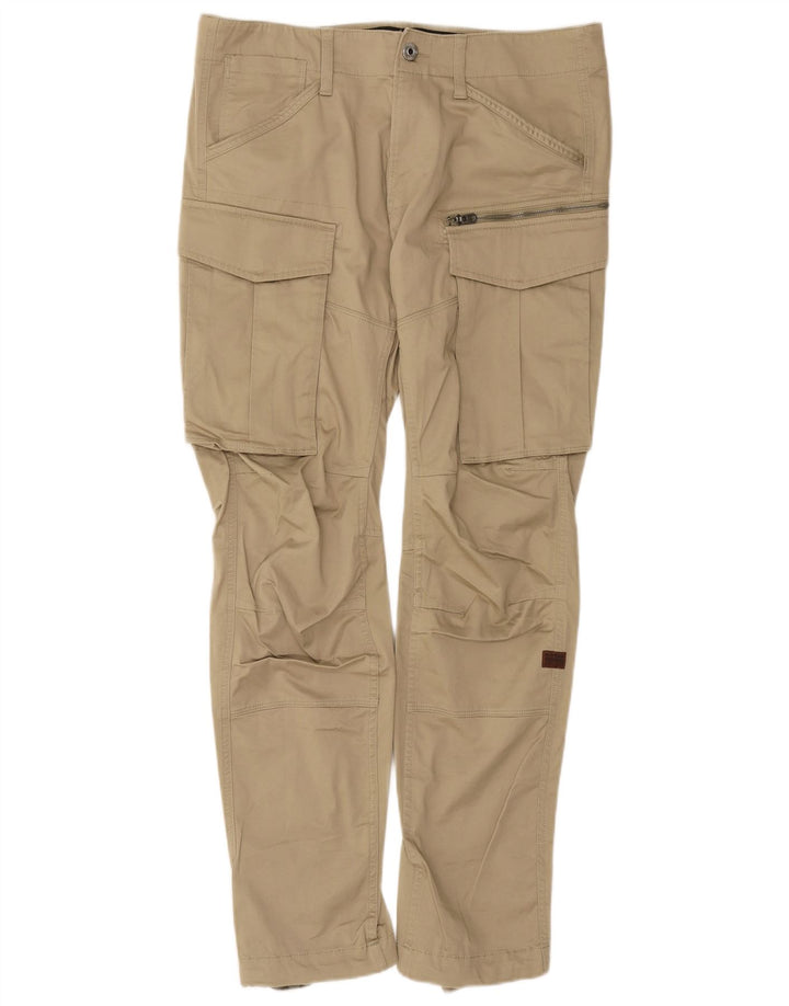 G-Star Herre Skræddersyet Fit Cargo Bukser W33 L34 Beige Bomuld