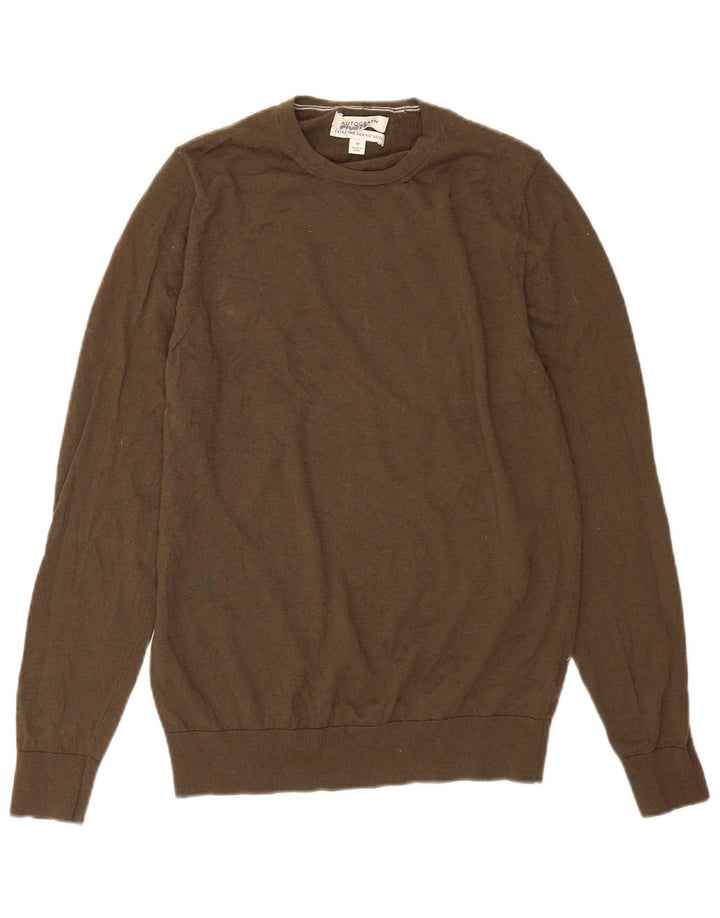 Marks & Spencer Dame sweater med rund hals DK 14 Medium Khaki