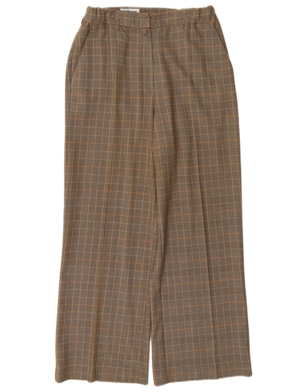Steilmann Dame Chinobukser med brede ben UK 16 Large W32 L28 Beige Check