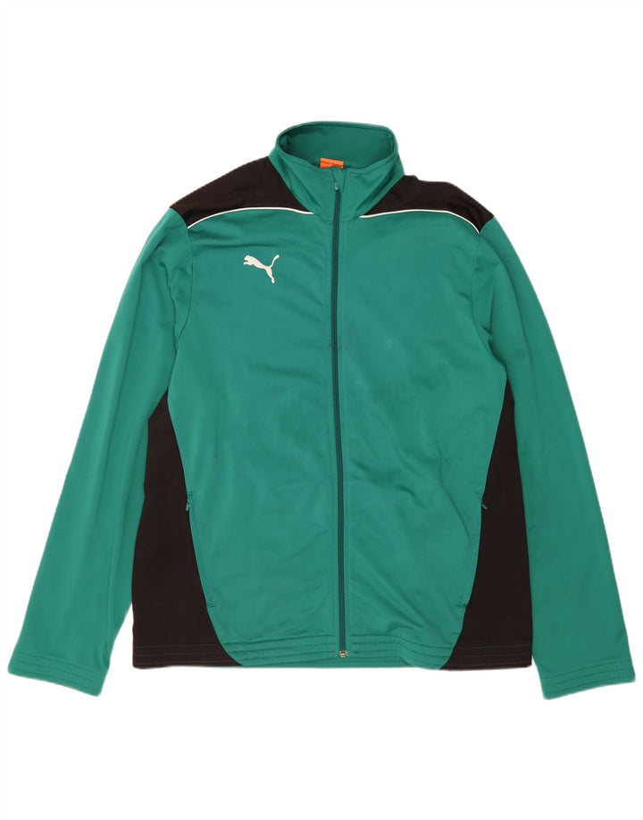 Puma Træningsdragt Topjakke til mænd XL Grøn Colourblock