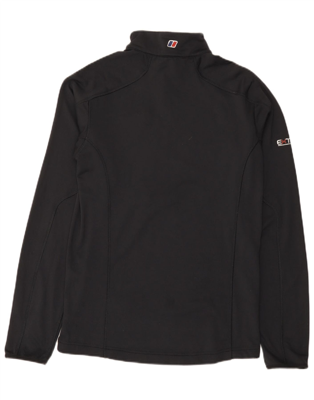 Berghaus Herre Zip Neck Pullover Træningsdragt Top Medium Sort Polyester
