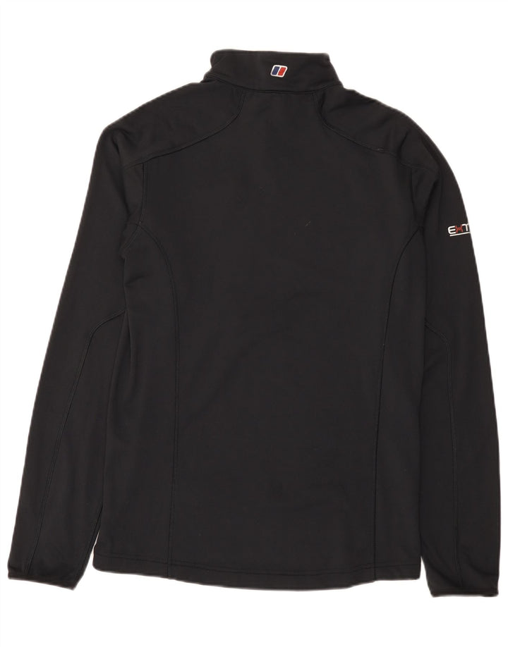 Berghaus Herre Zip Neck Pullover Træningsdragt Top Medium Sort Polyester