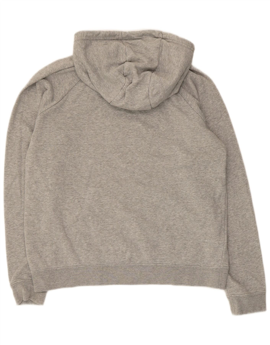 Nike Dame Hættetrøje UK 14 Medium Grey Bomuld