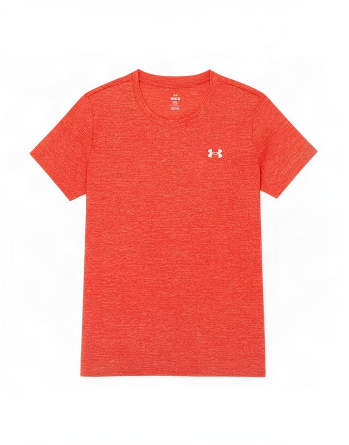 Under Armour Herre T-Shirt Top Medium Orange Flecked