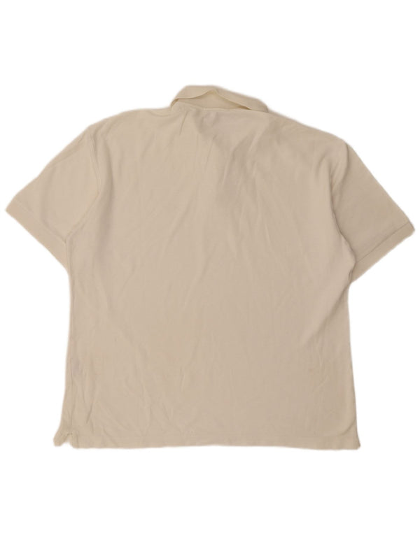 Fila Herre Polo Shirt Large White