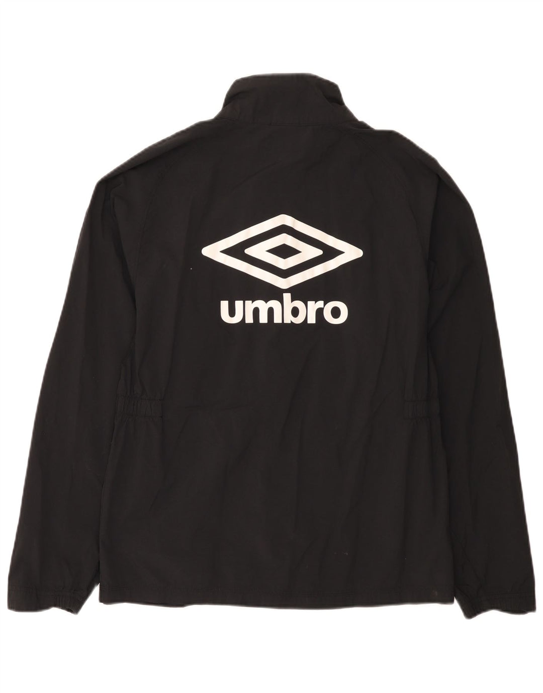 Umbro Grafisk regnjakke til kvinder UK 14 Medium Sort Nylon