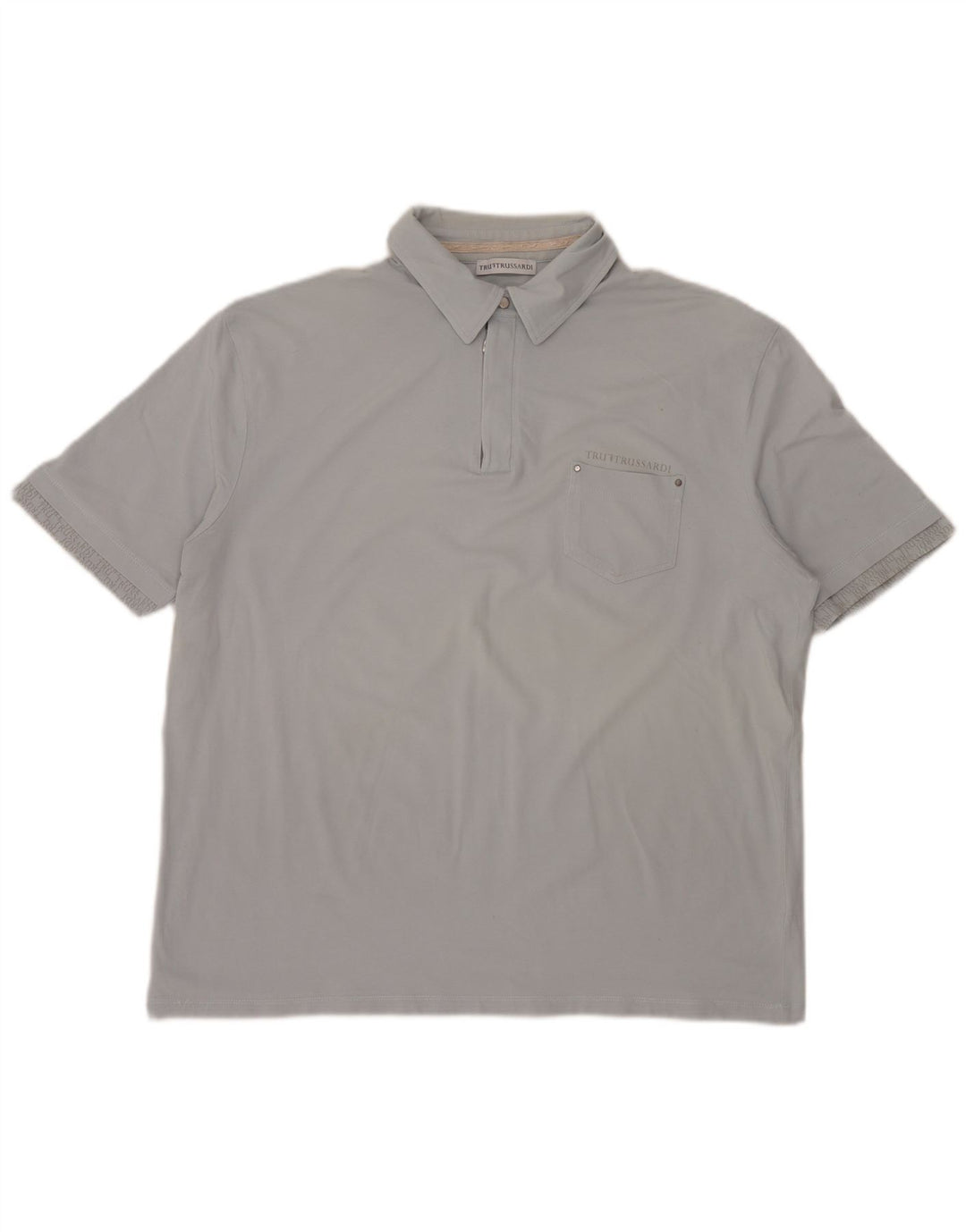 Trussardi herre poloshirt 3XL Grå