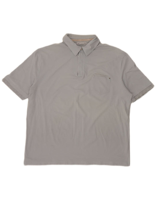 Trussardi herre poloshirt 3XL Grå