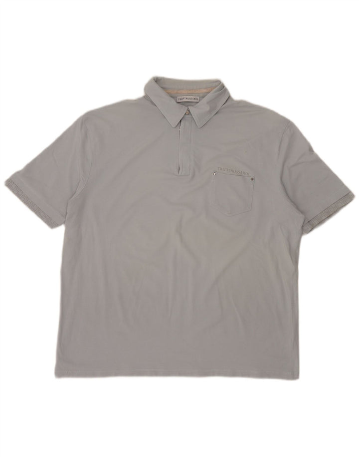 Trussardi herre poloshirt 3XL Grå