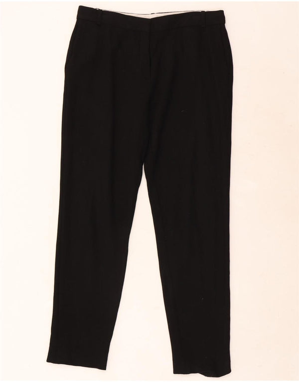 Massimo Dutti Dame Slim Chino Bukser EU 38 Small W28 L27 Sort Viscose