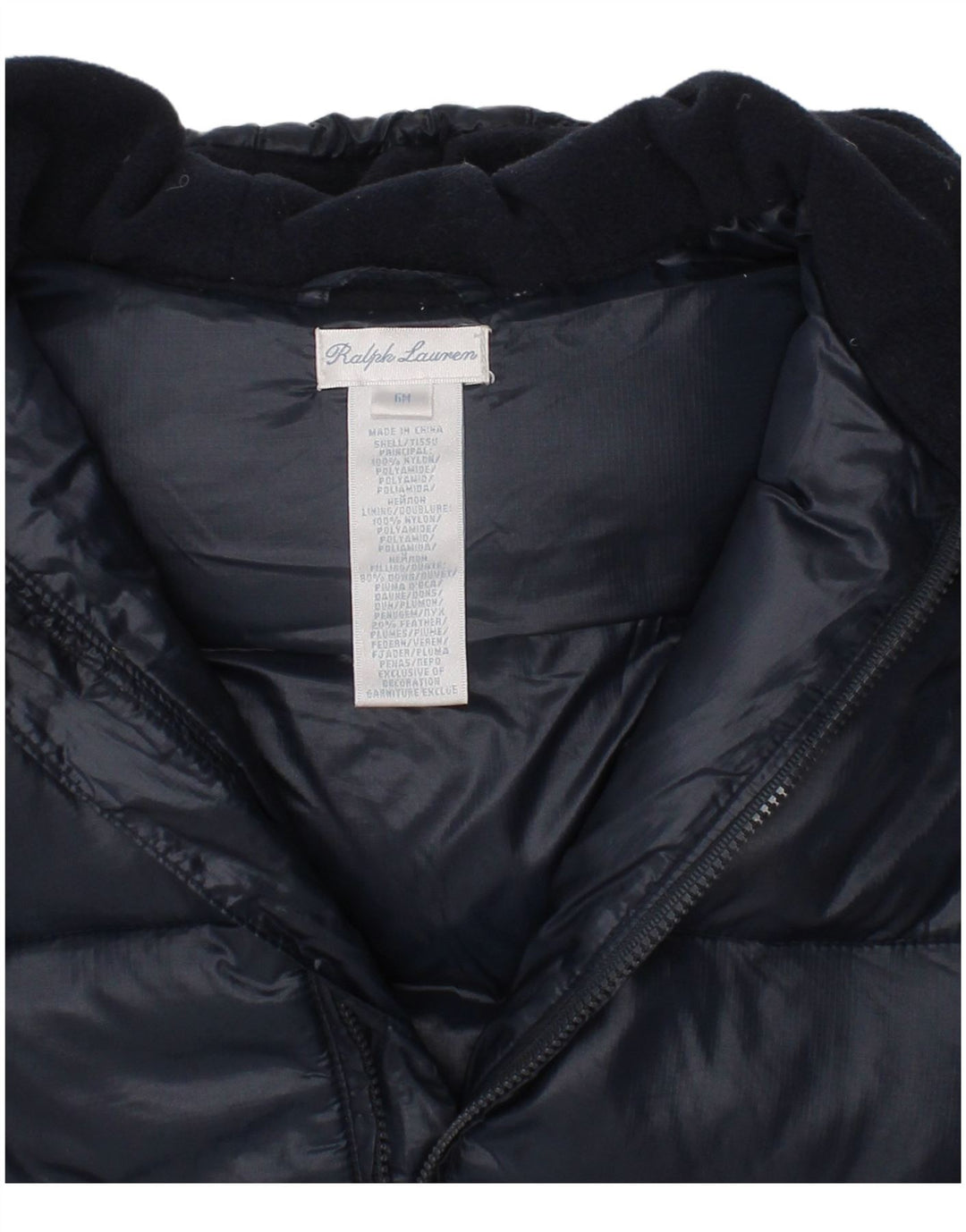 Ralph Lauren Baby Boys Polstret Jumpsuit med hætte 3-6 måneder Marineblå Vinter