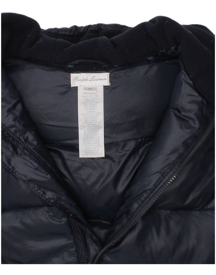 Ralph Lauren Baby Boys Polstret Jumpsuit med hætte 3-6 måneder Marineblå Vinter