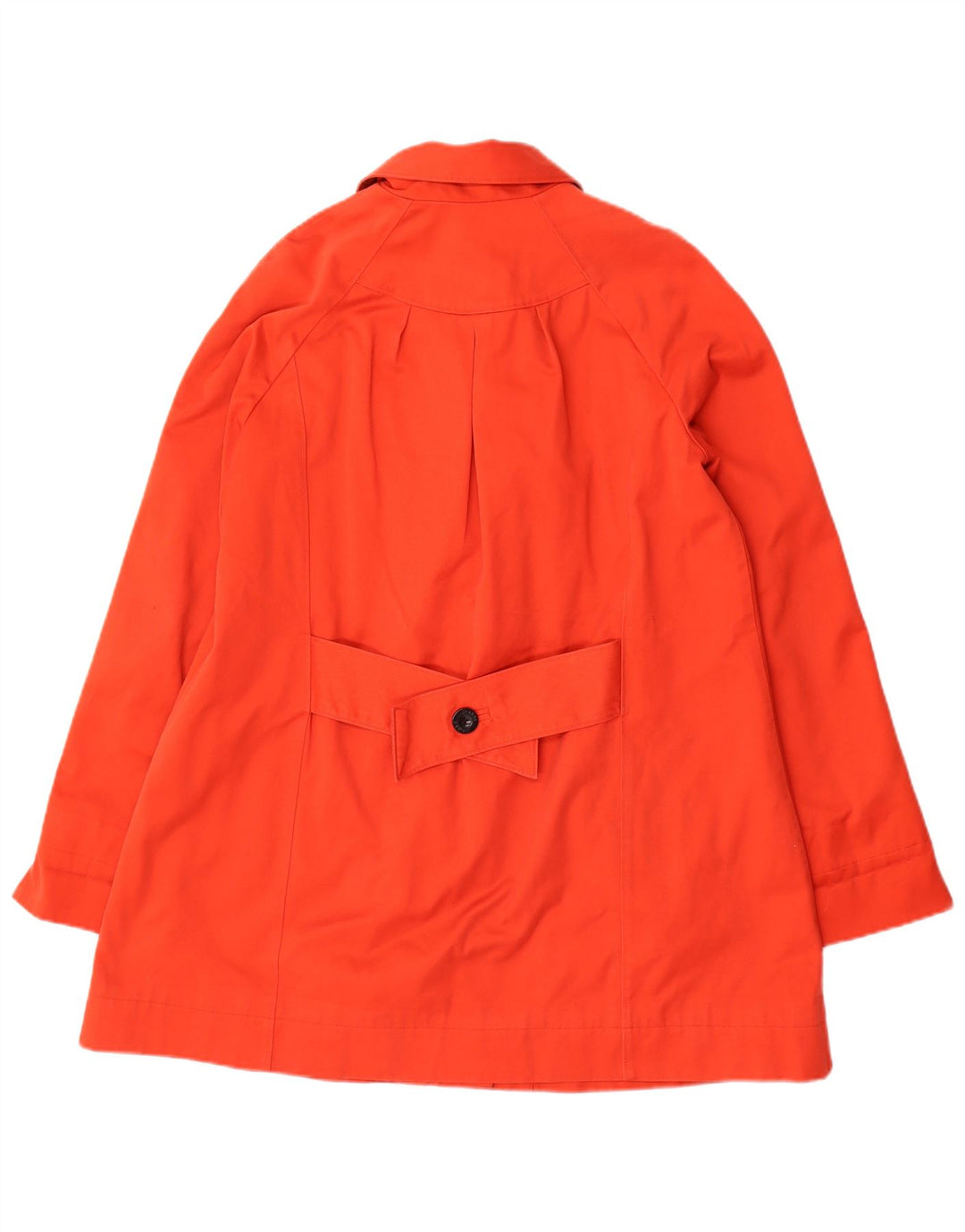 HOBBS Womens Overcoat UK 12 Medium Red Cotton