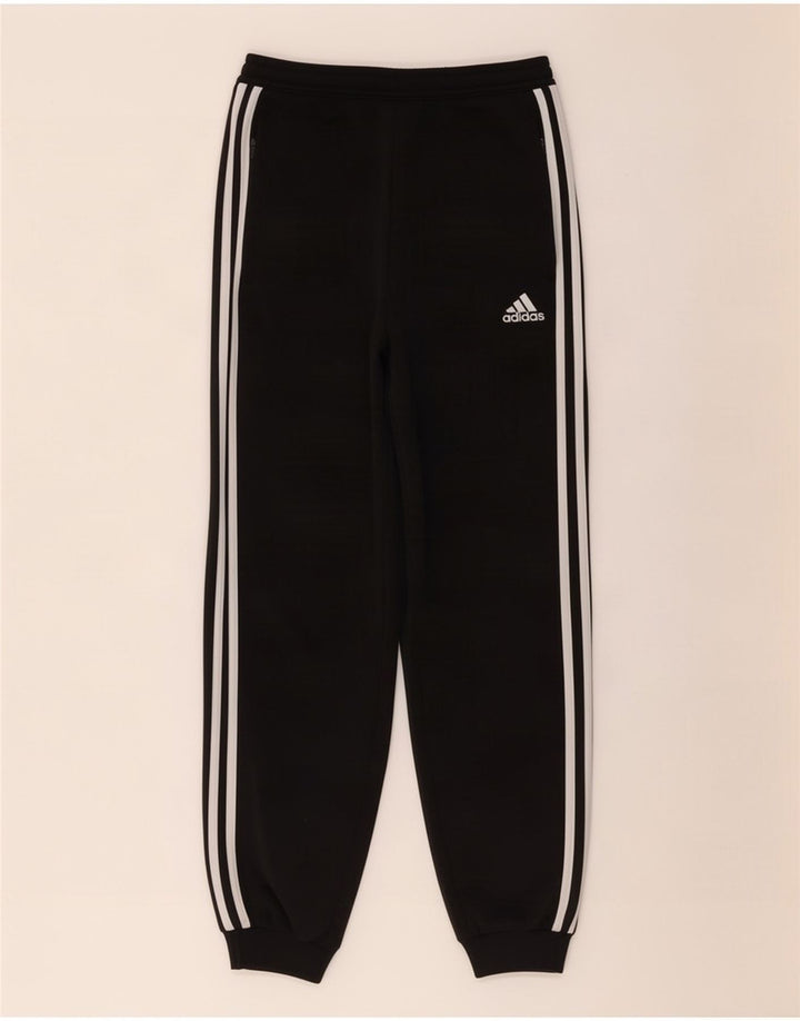 Adidas Drenge Træningsdragt Bukser Joggers 11-12 År Sort Polyester