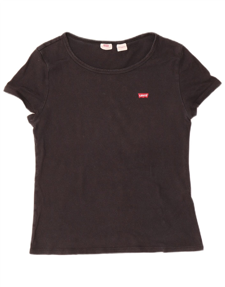 LEVI'S Dame T-Shirt Top UK 14 Large Sort