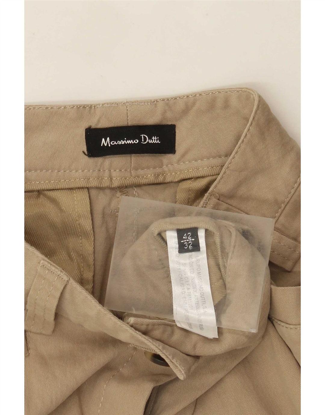 Massimo Dutti Dame Bootcut Casual Bukser EU 42 Large W32 L32 Beige