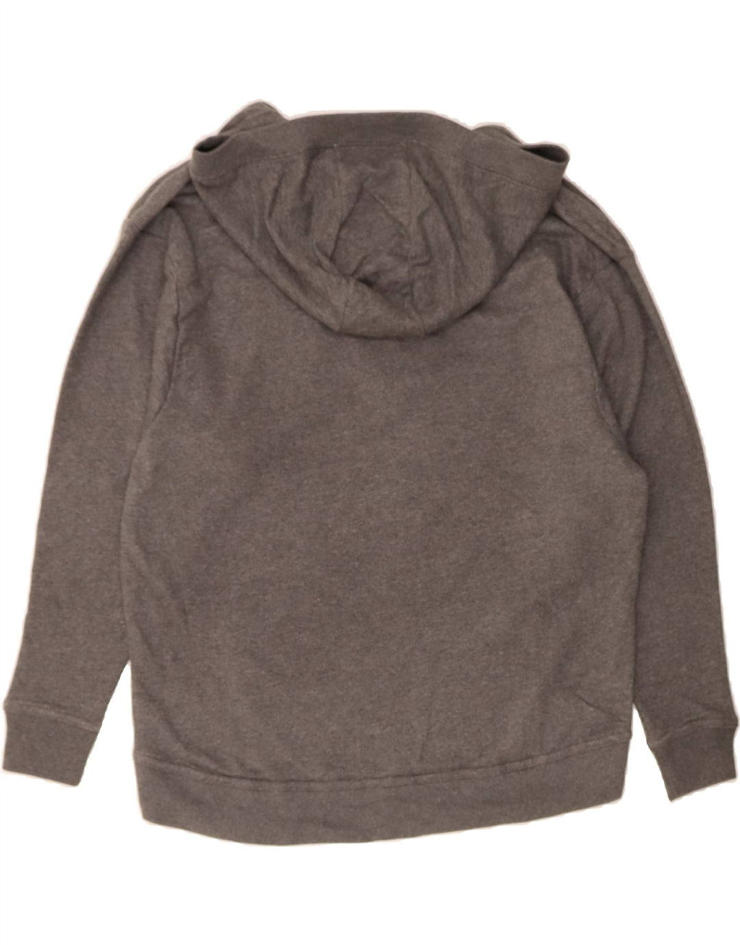 NIKE Womens Oversized Hoodie Jumper UK 10 Small Grey Cotton Vintage Nike and Second-Hand Nike from Messina Hembry 
