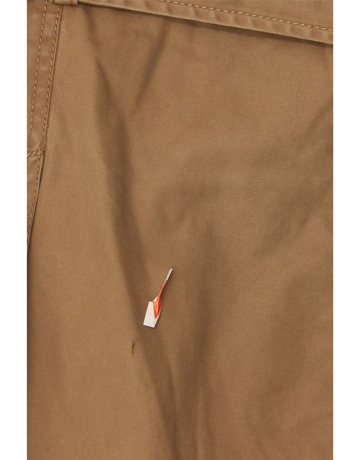 Zara Herre Military Jacket UK 40 Large Brown Polyester