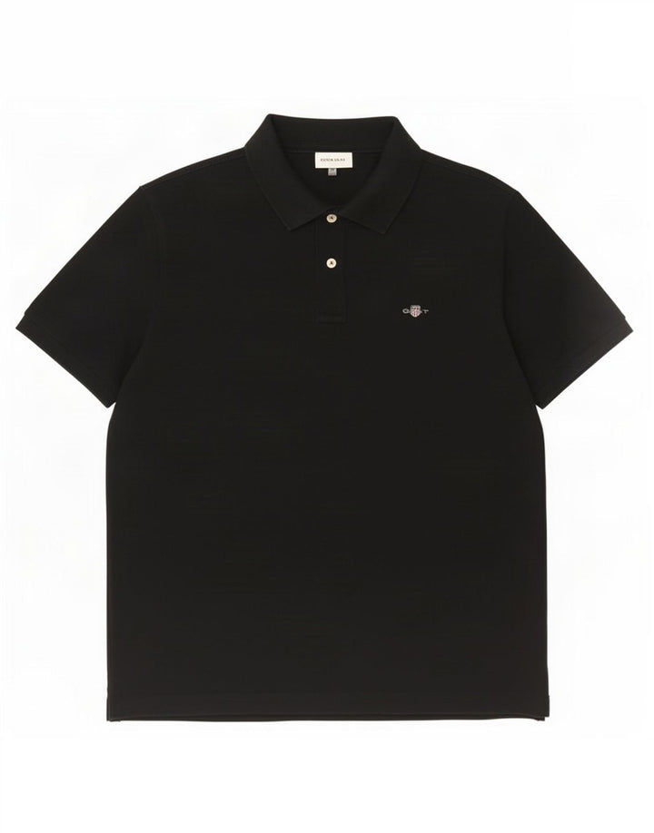 Gant Polo Shirt til mænd Stor sort bomuld