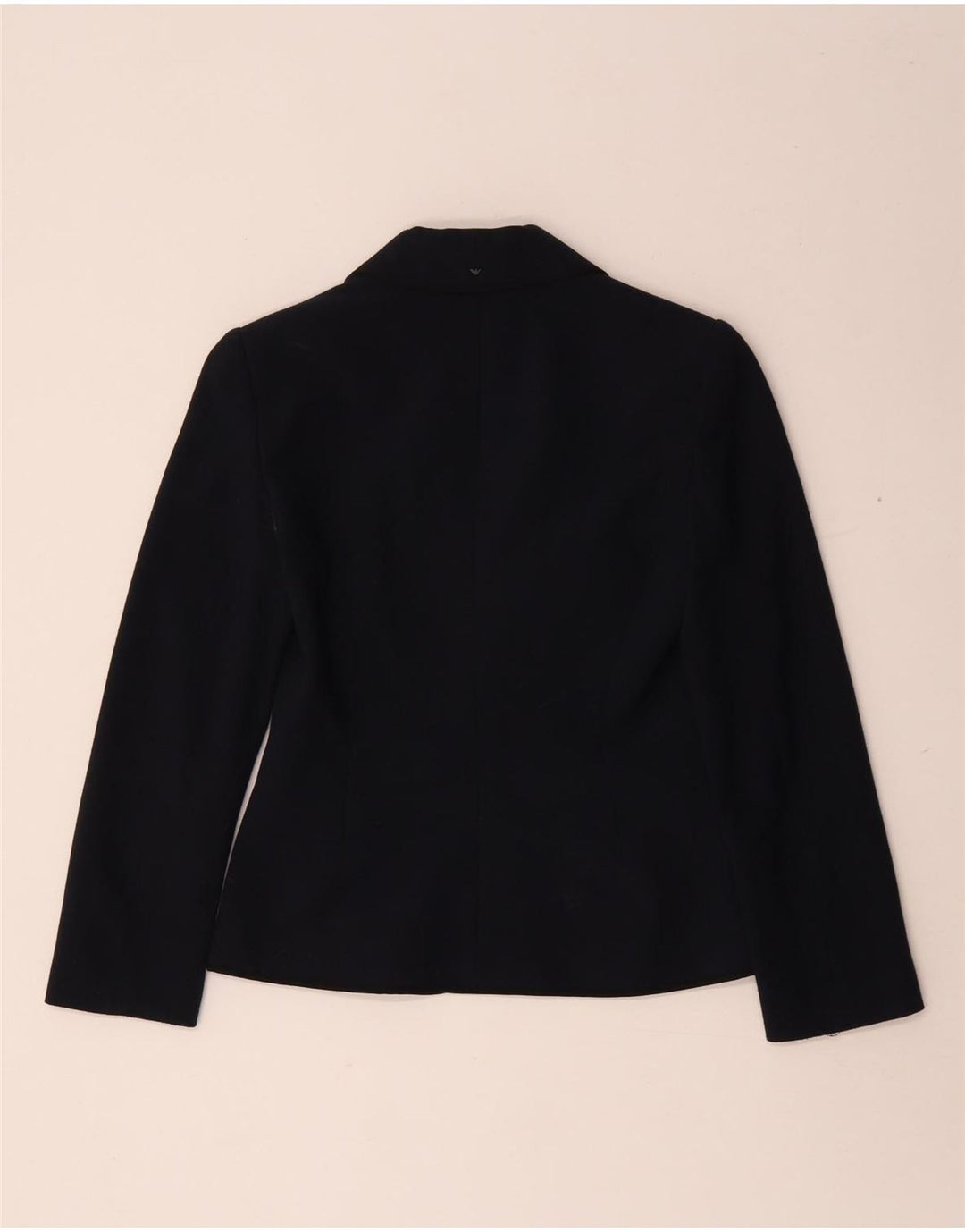 Armani Jeans Dame 2 Button Blazer Jacket IT 40 Small Navy Blue
