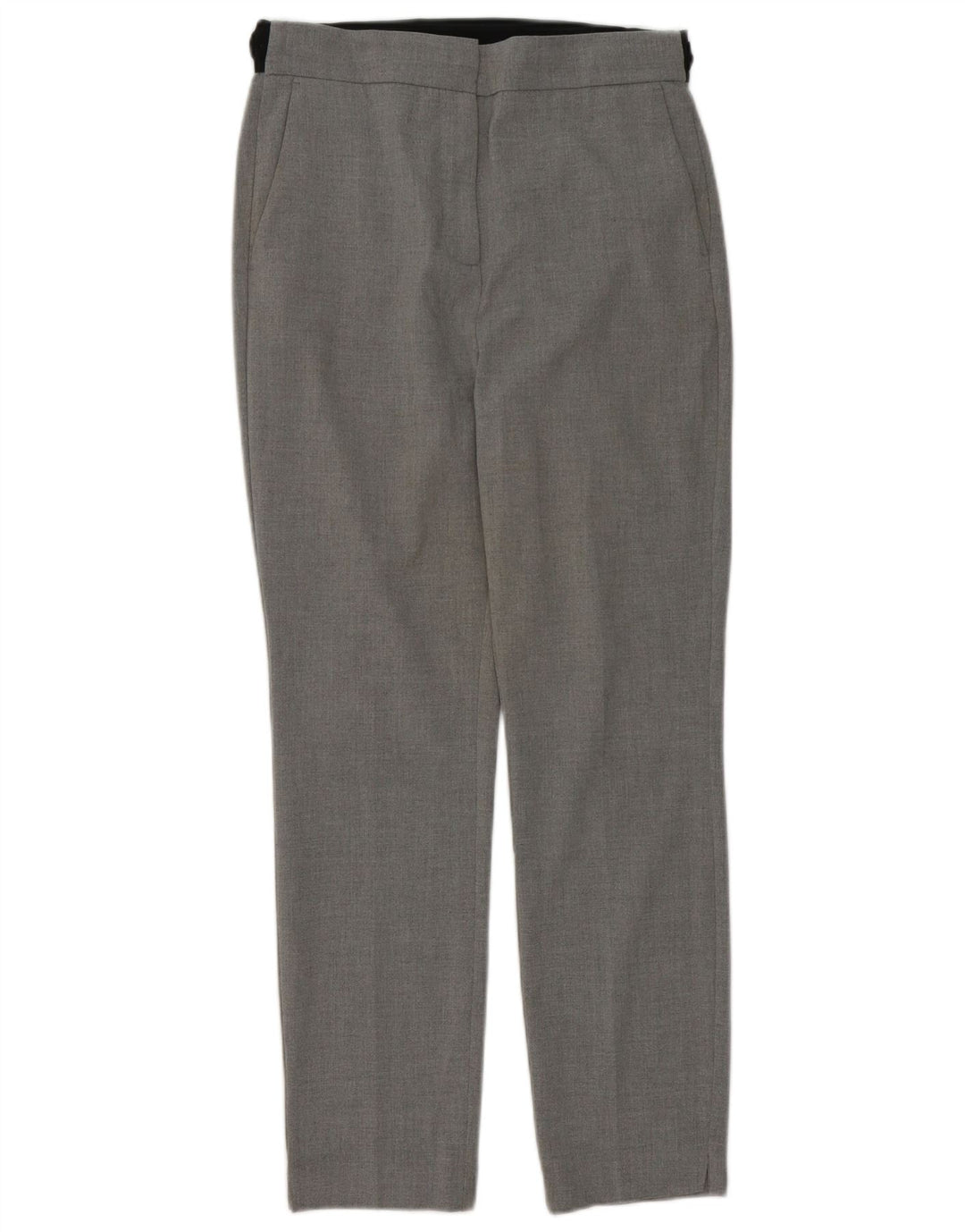 Zara Dame Slim Chino Bukser Medium W30 L28 Grå Polyester