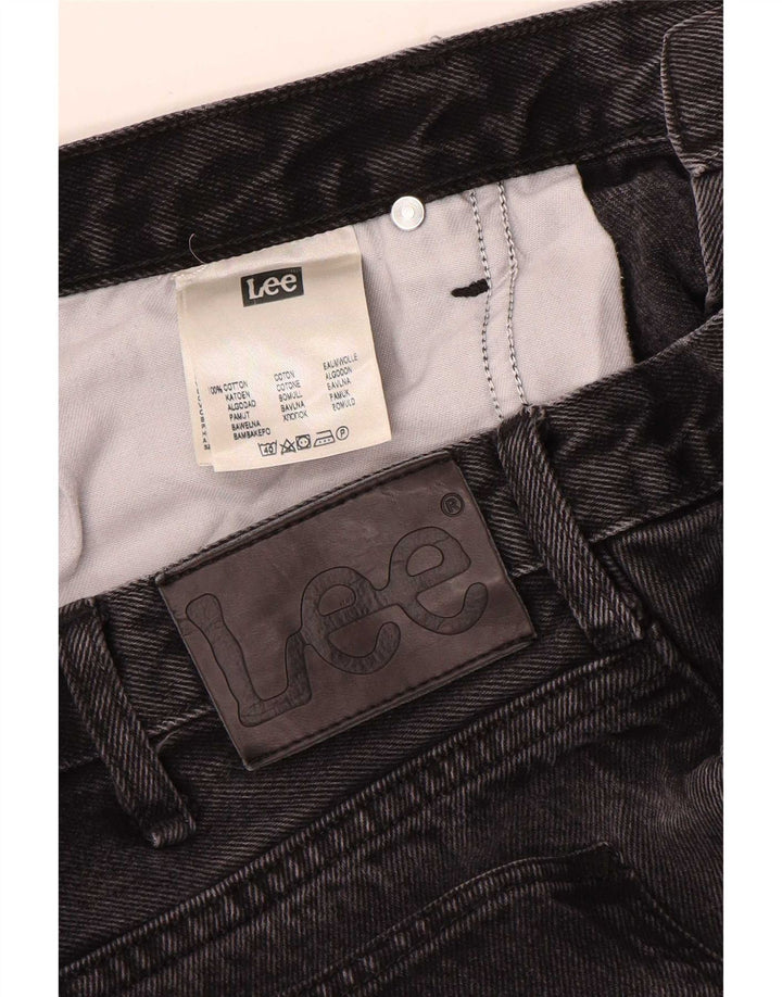 Lee Mens Brooklyn Comfort Straight Jeans W38 L30 Grå Bomuld