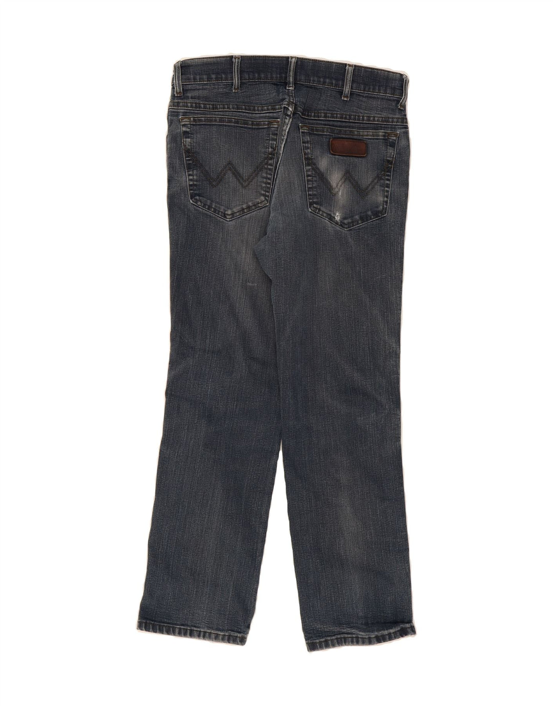 WRANGLER Mens Texas Stretch Straight Jeans W33 L30 Blue Cotton Vintage Wrangler and Second-Hand Wrangler from Messina Hembry 