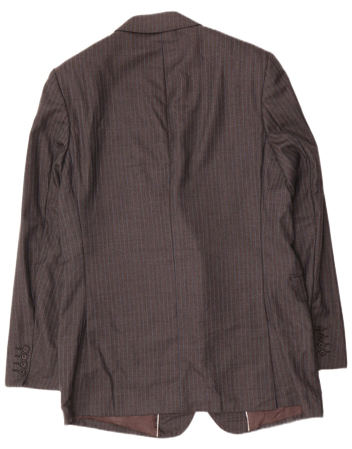 Jaeger Herre 2-knap 2-delt jakkesæt UK 42 XL W36 L34 Grey Pinstripe Classic