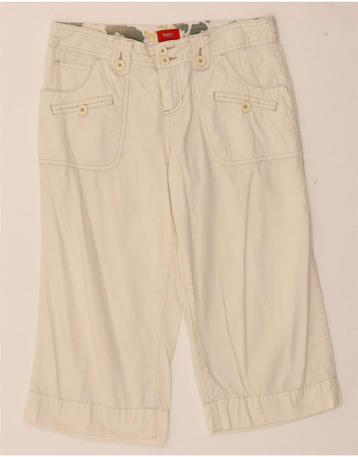 MOSSIMO Womens Bermuda Shorts US 7 Medium W30  Beige Cotton Vintage Mossimo and Second-Hand Mossimo from Messina Hembry 