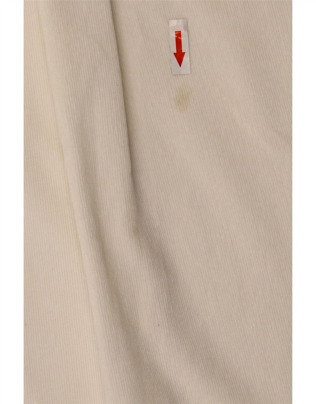Zara Dame Oversized Corduroy Shirt UK 10 Small White Polyester