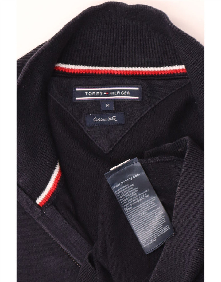Tommy Hilfiger Herre Cardigan Sweater Medium Navyblå Bomuld