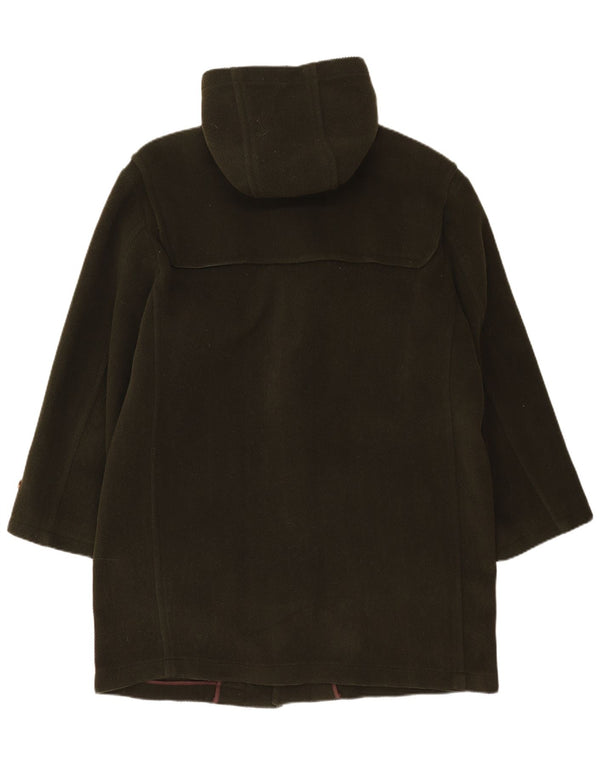 Ivy Oxford Herre Hooded Duffel Coat UK 40 Large Khaki Wool