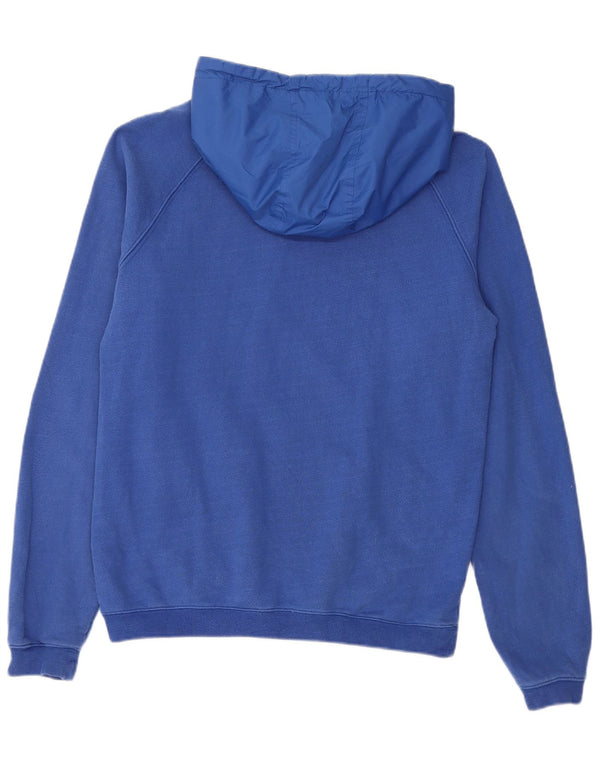 K-Way Dame hættetrøje Jumper UK 14 Medium Blue Bomuld