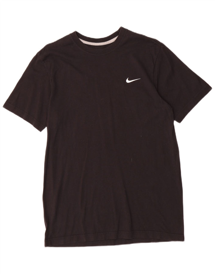 NIKE Regular Fit T-shirt top mellem sort bomuld